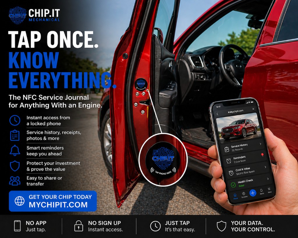 Chip.IT Mechanical NFC service journal